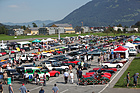 ... und das ist nur die Hälfte - der eine Flügel des Treffens - British Car Meeting in Mollis am 28. August 2016