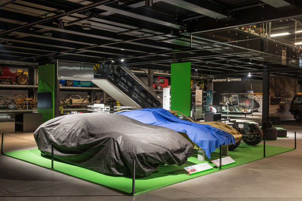 … und sofort zugedeckt.