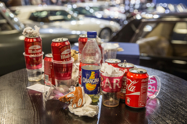 … und übrig bleibt wieder jede Menge Abfall.