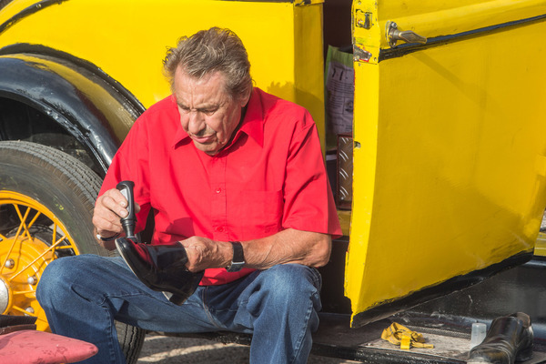 … und zwar nicht nur die Autos, sondern auch die Schuhe.