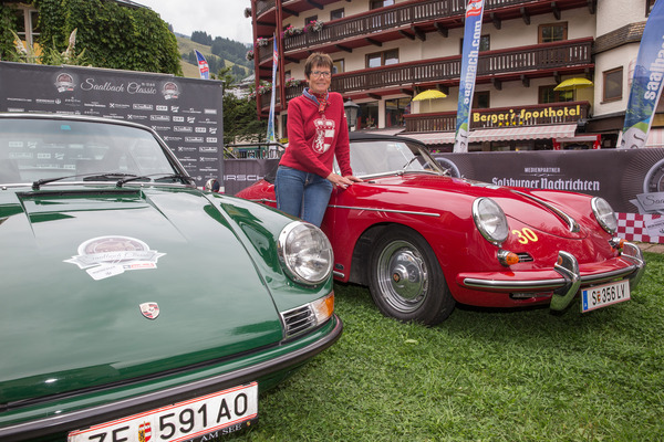 von den Skiern auf vier Rädern Annemarie Moser-Pröll - Saalbach Classic 2015