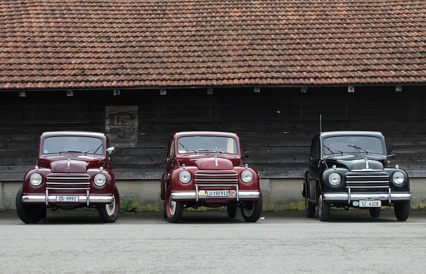 ... von denen es gleich eine ganze Reihe zu bewundern gibt