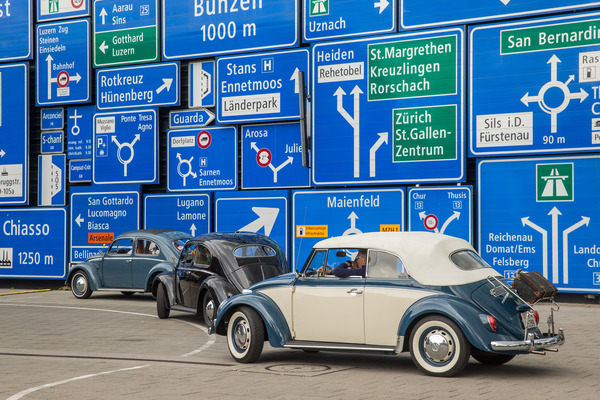 … wobei sich dann auch oft ein Stau entwickelt, ...