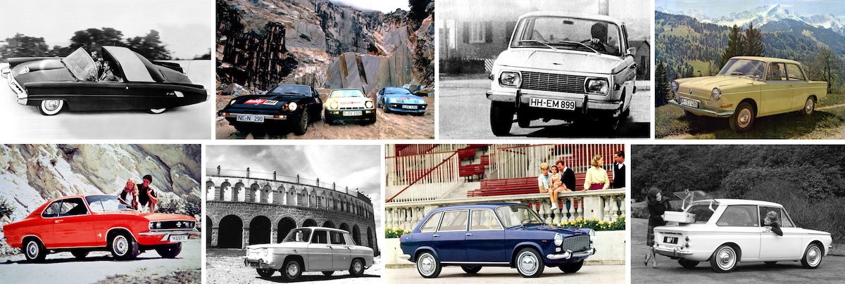 hobby-Testberichte zu Autos der Fünfziger- bis Siebzigerjahre