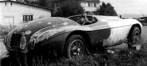 Artikelbild Ferrari Barchetta am Strassenrand - was es vor 40 Jahren noch zu entdecken gab