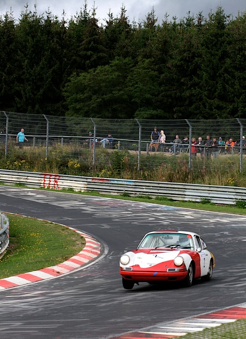 Der Röhrl-Zumtobel-Porsche am Historic Marathon anlässlich des AVD Oldtimer Grand Prix 2011