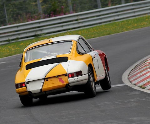 Walter Röhrl auf drei Rädern am Historic Marathon des AVD Oldtimer Grand Prix 2011