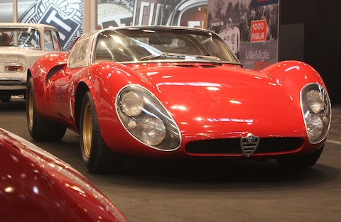 Alfa Romeo 33 Stradale Prototyp von 1967 an der Techno Classica 2011 in Essen