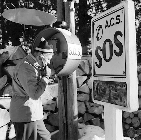 Am SOS-Nottelefon im Jahre 1961