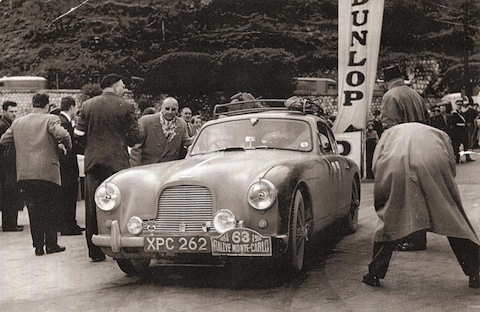 Aston Martin DB 2 4 - Teilnehmer an der Rallye Monte Carlo 1956