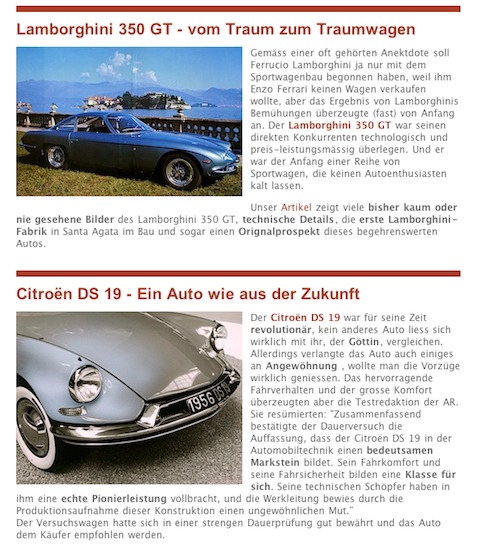 Zwischengas Newsletter