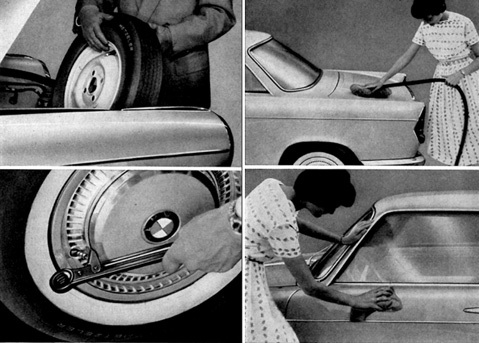 BMW 700 Betriebsanleitung von 1960 - Ausschnitte