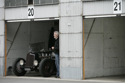 Boxe 20 des historischen Fahrerlagers am Nürburgring