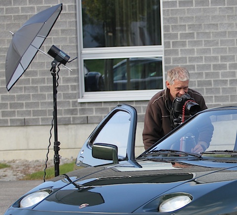 Daniel Reinhard bei einer der vielen Foto-Sessions im Jahr 2011
