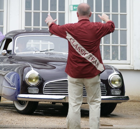 Delahaye 135M von 1949 und der Dirigent