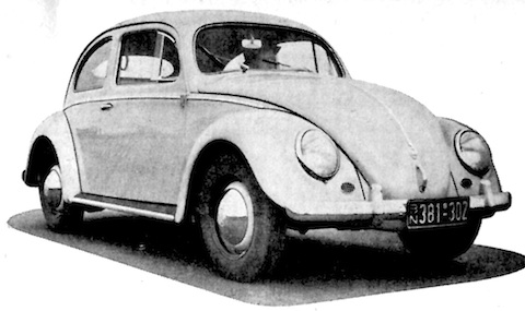 Eine Million VW Käfer konnte im Jahre 1955 gefeiert werden