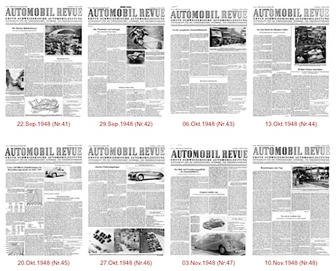 Artikelbild Neuzugang im Archiv - die zweite Hälfte des 1948-er-Jahrgangs der Automobil Revue