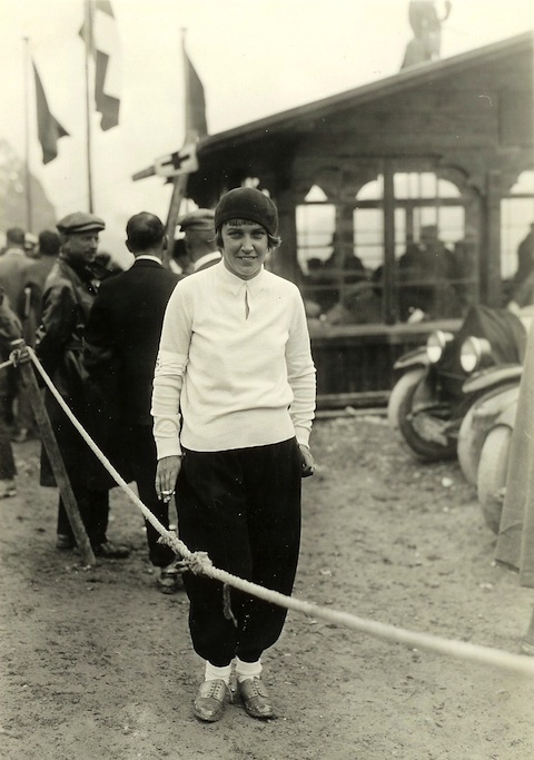 Emma Munz, die schnelle Zürcherin, aufgenommen 1930