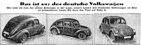 Der Beginn des VW Käfers