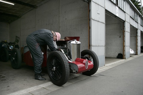 Das historische Fahrerlager am Nürburgring