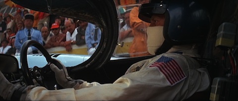 Film "Le Mans" - Steve McQueen im Cockpit des Porsche 917