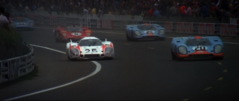 Film "Le Mans" - nach dem Start