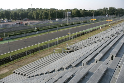 Unfallstelle, an der Graf Berghe von Trips 1961 sein Leben verlor, in Monza im Jahre 2011