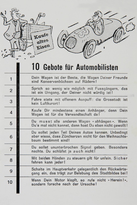 Die 10 Gebote F 252 R Den Goggomobil Piloten Oldtimer