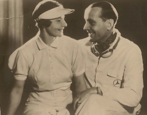 Hans Stuck mit Freundin Paula Reznicek
