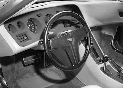 Interieur des Chevrolet Corvette Wankel Prototyps von 1973