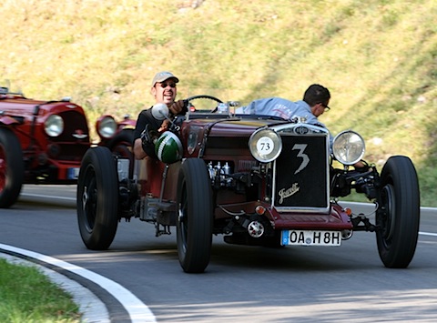 Jowett Ulsterm von 1937 am Jochpass Memorial 2011