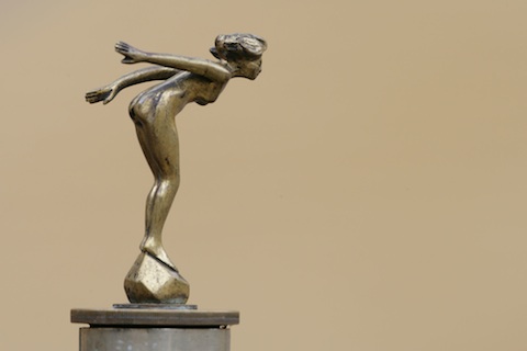 Kühlerfigur auf dem Knox Typ R von 1911