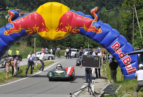 Lotus Eleven (1957) beim Start zum Gaisberg