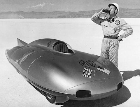 Artikelbild Als Stirling Moss 1957 im MG den Geschwindigkeits-Weltrekord einfuhr
