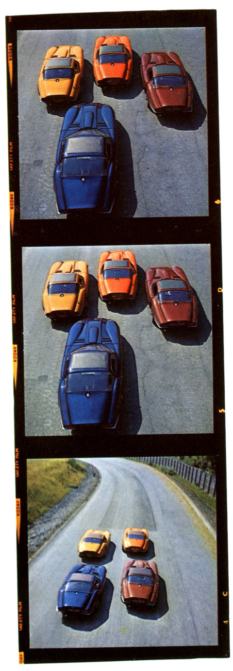 Marcos Faltprospekt von 1970 - Ausschnitt