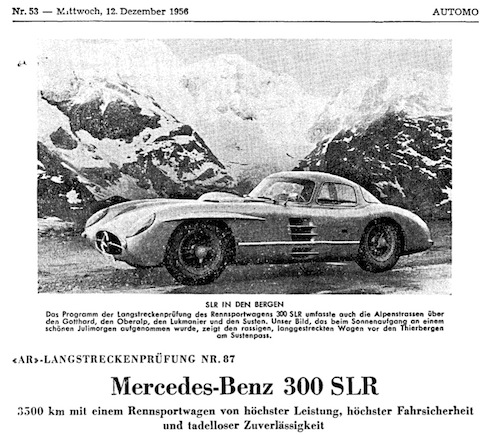 Artikelbild Die Langstreckenprüfung Nr. 87 - Mercedes 300 SLR