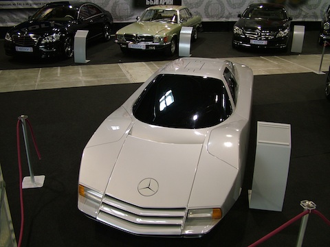 Ausstellung von Mercedes-Benz-Klassikern an der Sofia Motor Show 2011
