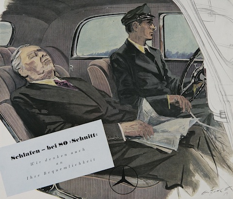 Mercedes-Benz 170 V Verkaufsprospekt - Schlafen bei einem 80-er-Schnitt