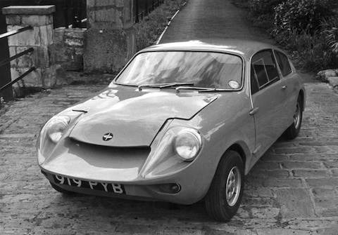 Mini Marcos von 1966 (Werksfoto von damals)