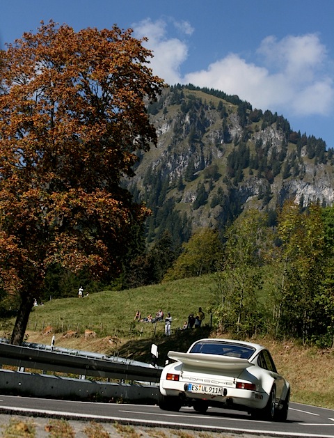 Porsche Carrera RSR am Jochpass Memorial 2011