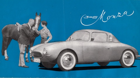 Abbildung im DKW Monza Verkaufsprospekt