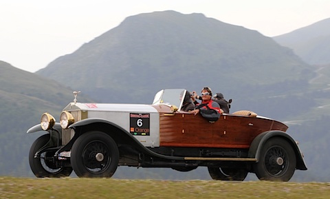 Rolls Royce auf der Nockalm bei der Ennstal Classic 2011