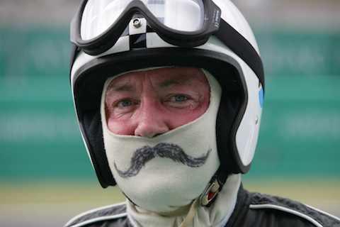 Schnauzbart an der Le Mans Classic