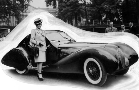 Talbot Lago 1946 an einem Concours d'Elégance in Brüssel