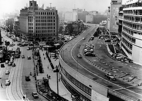 Hochstrasse in Tokio im Jahre 1959