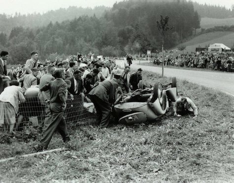 Artikelbild Unfall am Albis-Bergrennen von 1951 - Bilder (fast) ohne Worte