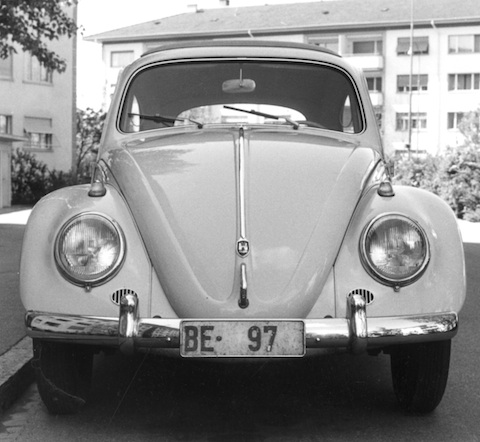 Testwagen VW 1200 De Luxe von 1961, von vorne fotografiert