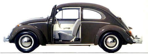 VW 1200 in der Farbe anthrazit