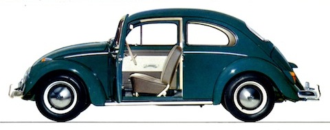 VW 1200 in der Farbe javagrün