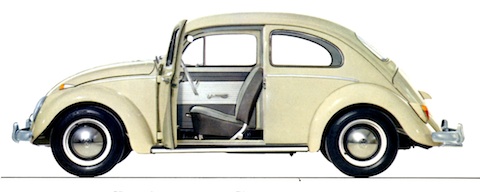 VW 1200 in der Farbe panamabeige